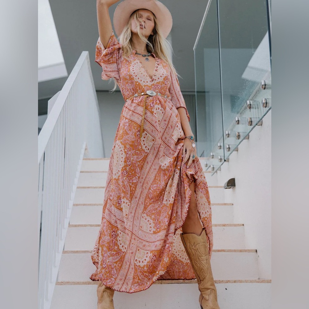 Chasing Unicorns Alabama Getaway Maxi Caftan Dress - Picture 9 of 11